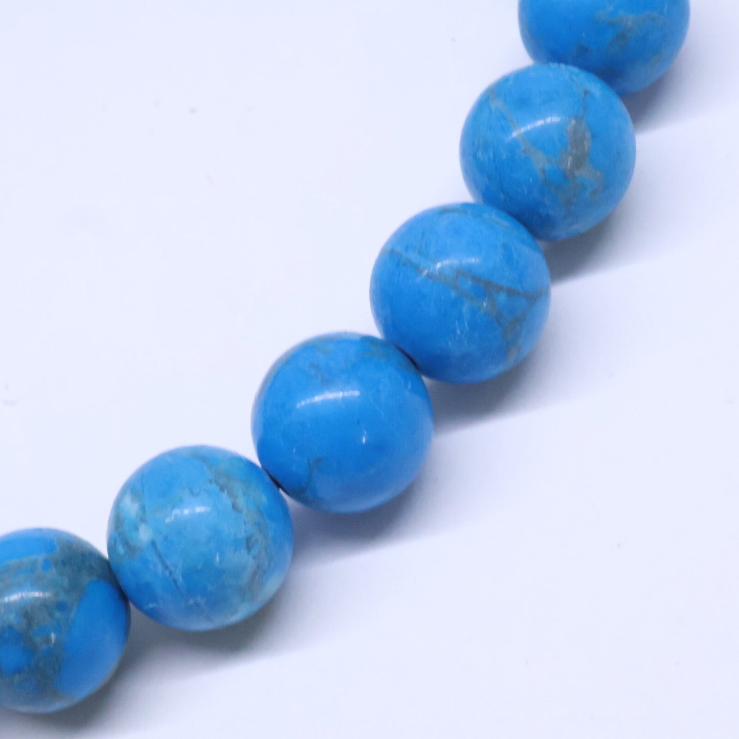 JAM HOME MADE x Stussy Rooster Howlite Bracelet Blue