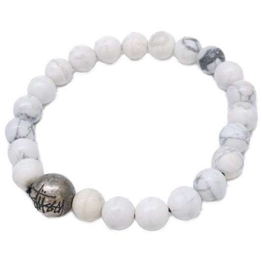 Stussy Stüssy x JAM HOME MADE Howlite Bracelet White
