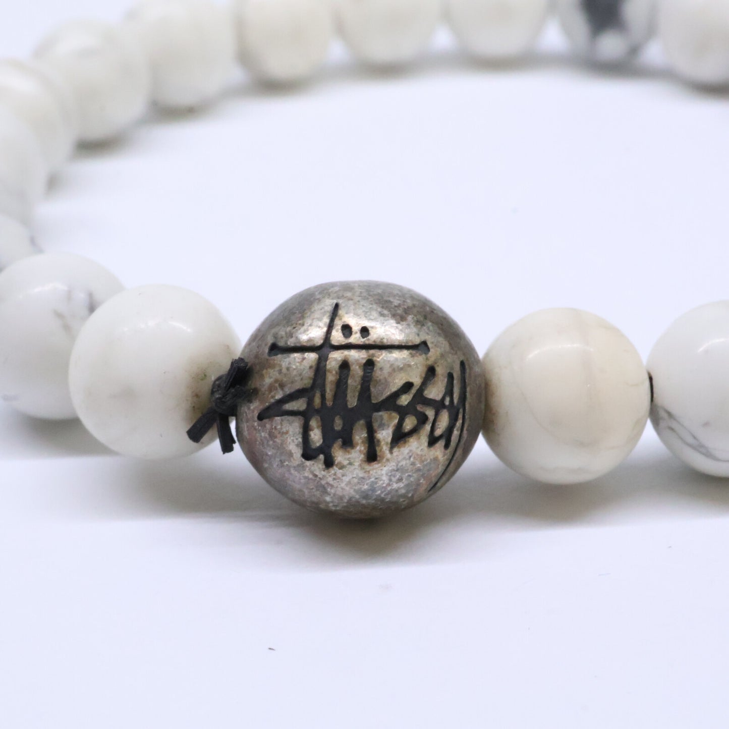 Stussy Stüssy x JAM HOME MADE Howlite Bracelet White