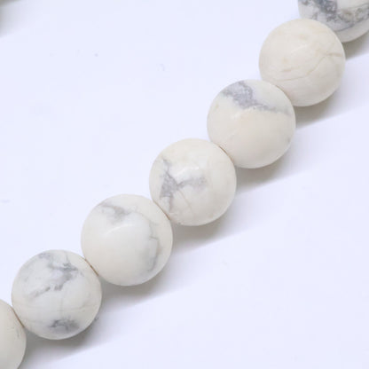 Stussy Horseshoe Charm Howlite Bracelet White