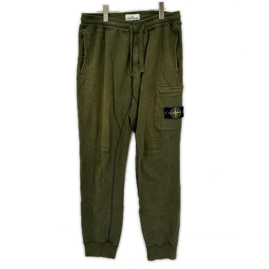 STONE ISLAND Khaki Cotton Sweatpants Size 32
