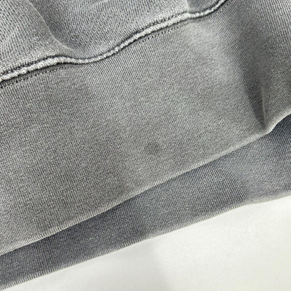 Palm Angels Grey Logo Cotton Sweatshirt Size XL
