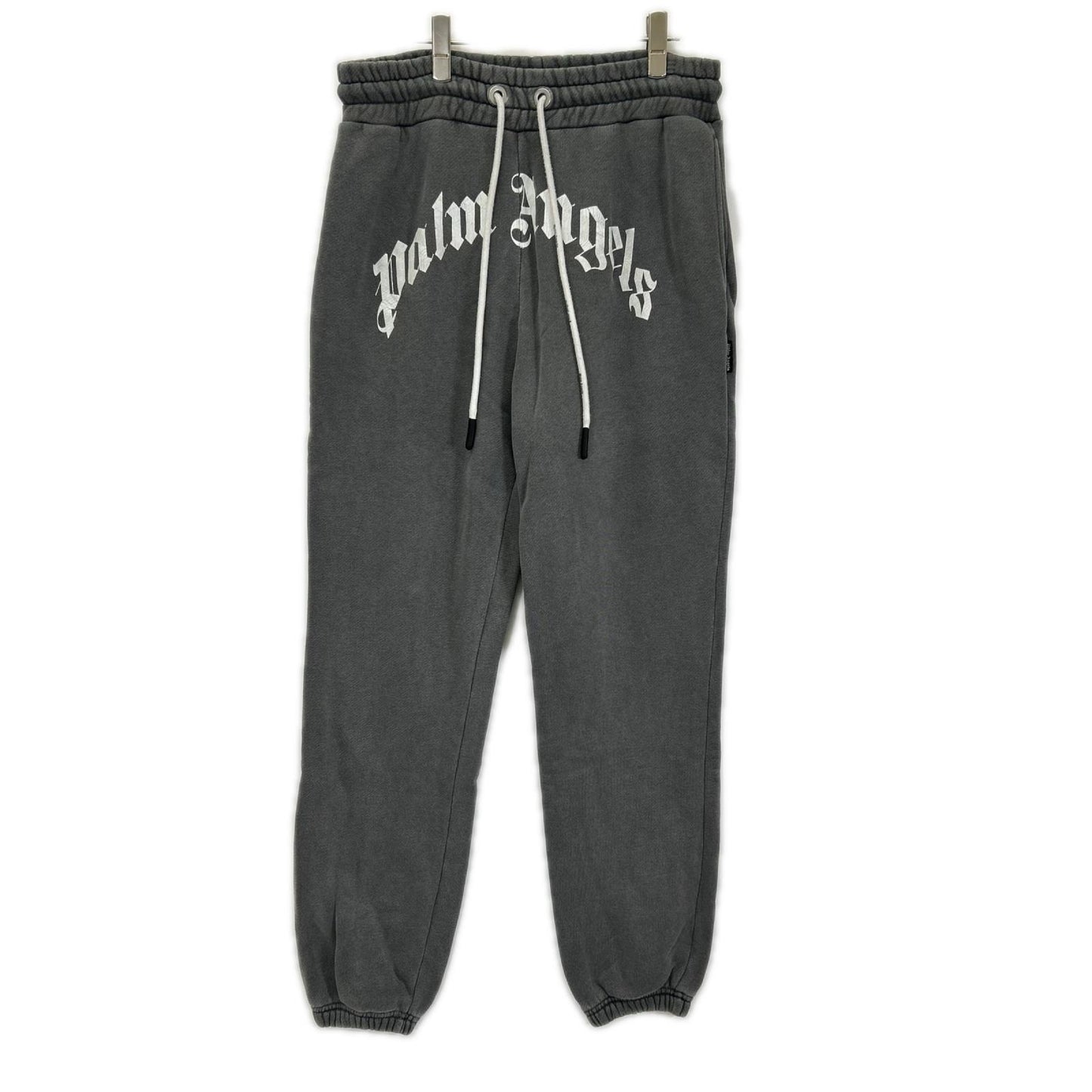 Palm Angels Gray Cotton Logo Sweatpants Sweatshirt Size XS