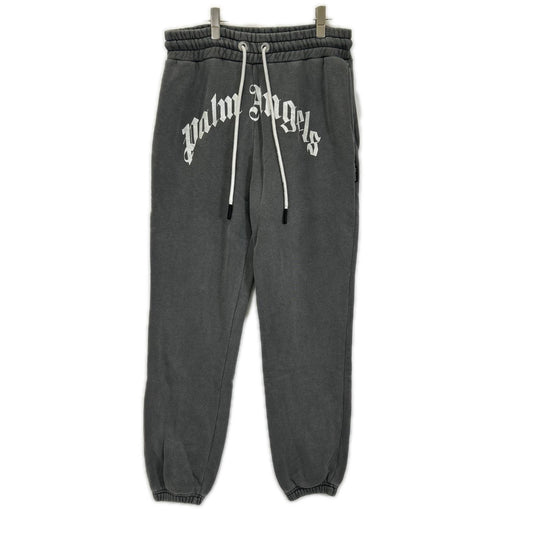 Palm Angels Gray Cotton Logo Sweatpants Sweatshirt Size XS