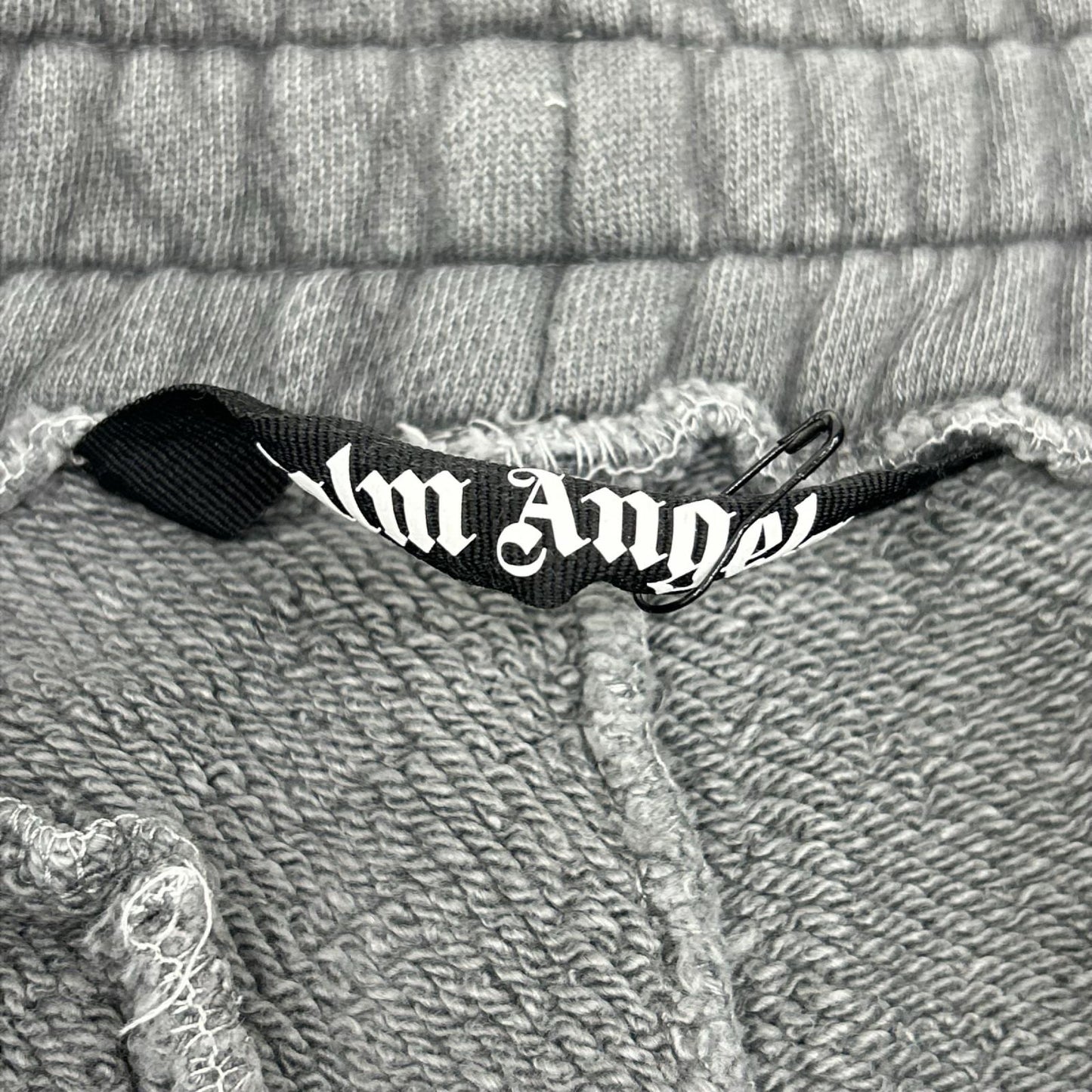 Palm Angels Gray Cotton Logo Sweatpants Sweatshirt Size XS