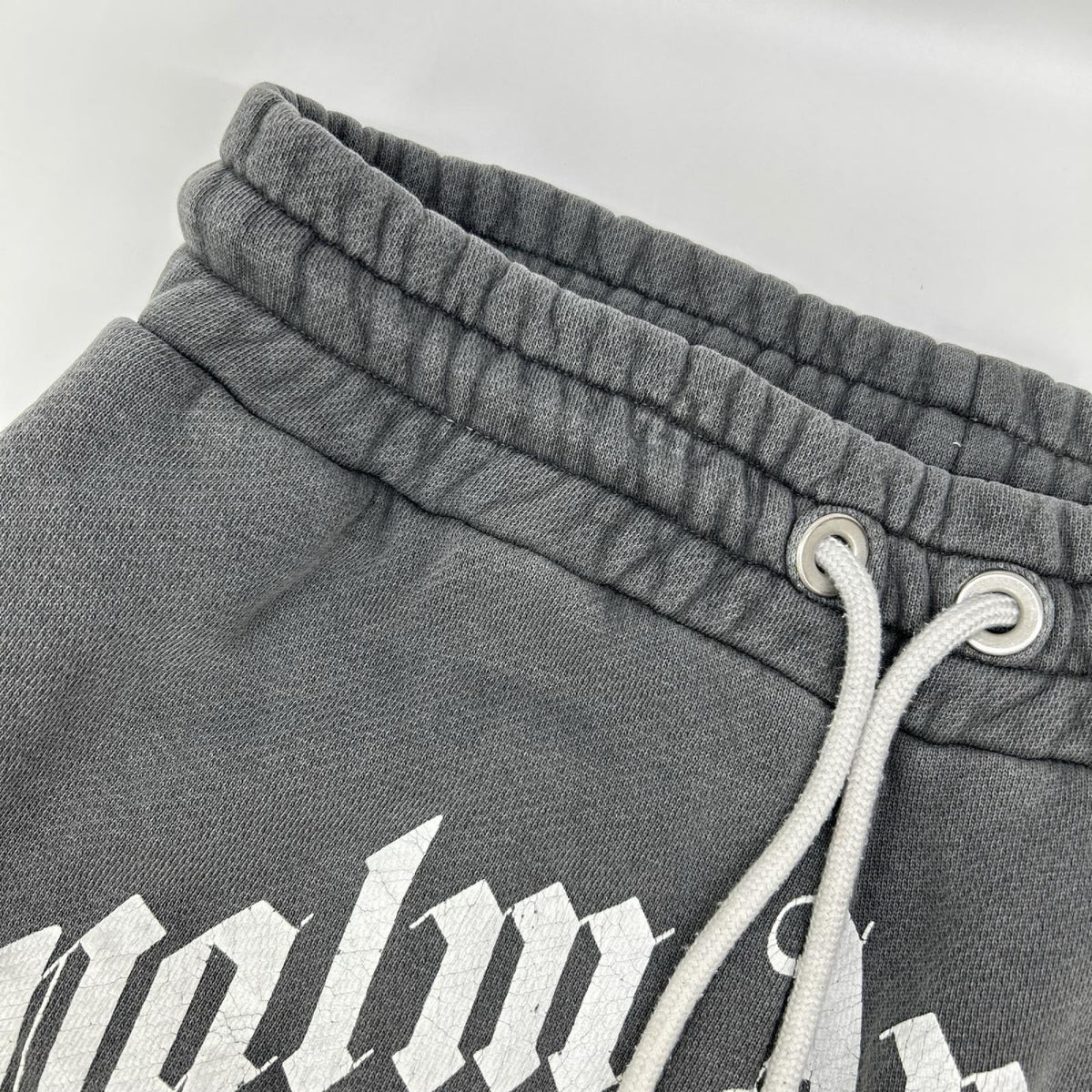 Palm Angels Gray Cotton Logo Sweatpants Sweatshirt Size XS