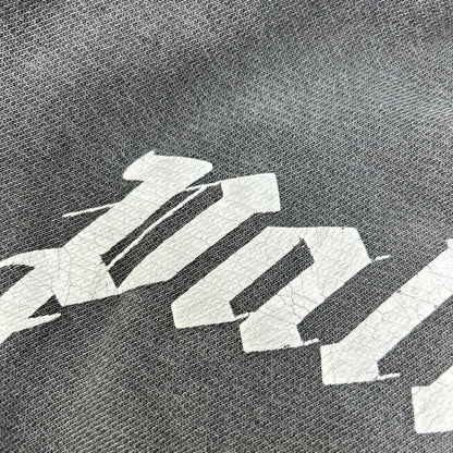 Palm Angels Gray Cotton Logo Sweatpants Sweatshirt Size XS