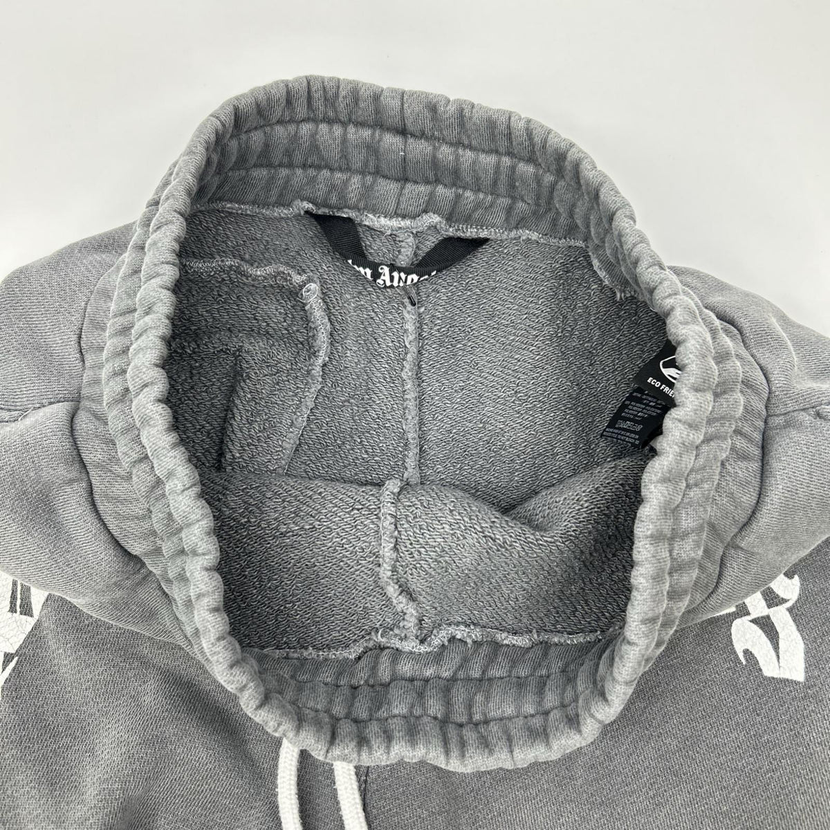Palm Angels Gray Cotton Logo Sweatpants Sweatshirt Size XS