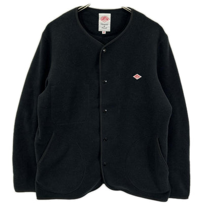 DANTON JD8939 Black Polyester Fleece Cardigan Size 42