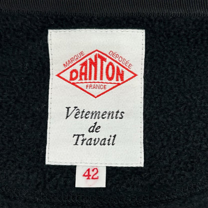DANTON JD8939 Black Polyester Fleece Cardigan Size 42