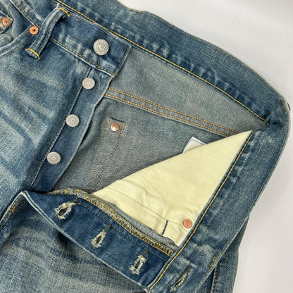 RRL Slim Fit Repaired Selvedge Denim Jeans Size 32×30