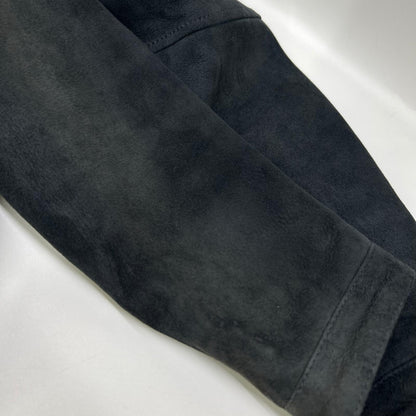 RUFFO Beams Excl. Black Suede Single Rider Jacket Size 44