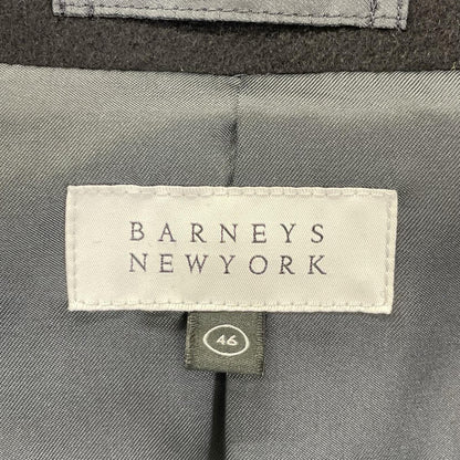 BARNEYSNEWYORK Black 100% Cashmere Chesterfield Coat Size 46