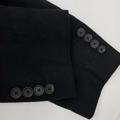 BARNEYSNEWYORK Black 100% Cashmere Chesterfield Coat Size 46
