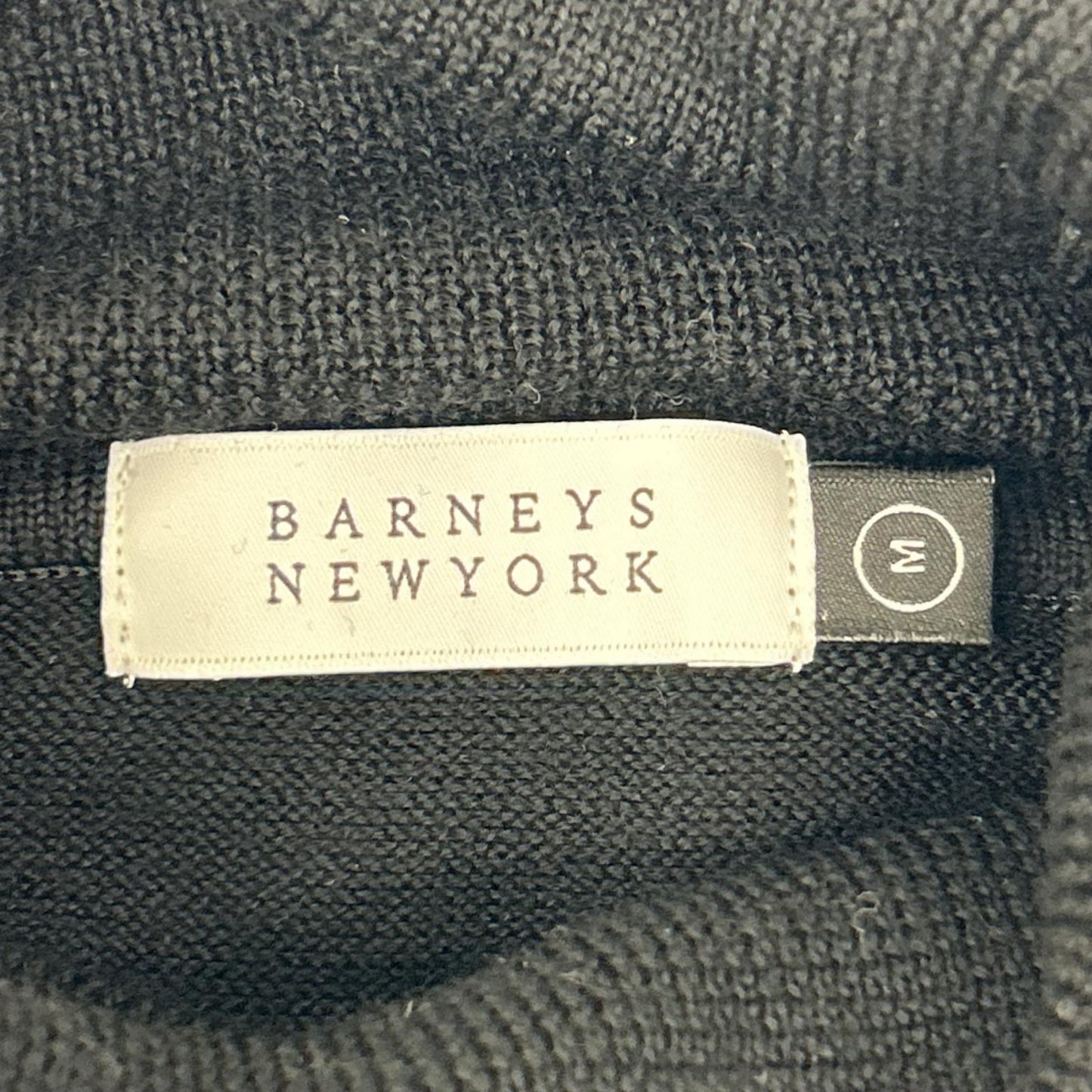 BARNEYSNEWYORK Black Wool Turtleneck Knit
