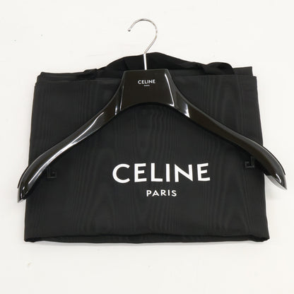 CELINE V47X896C Textured Wool Teddy Jacket Navy Size 52