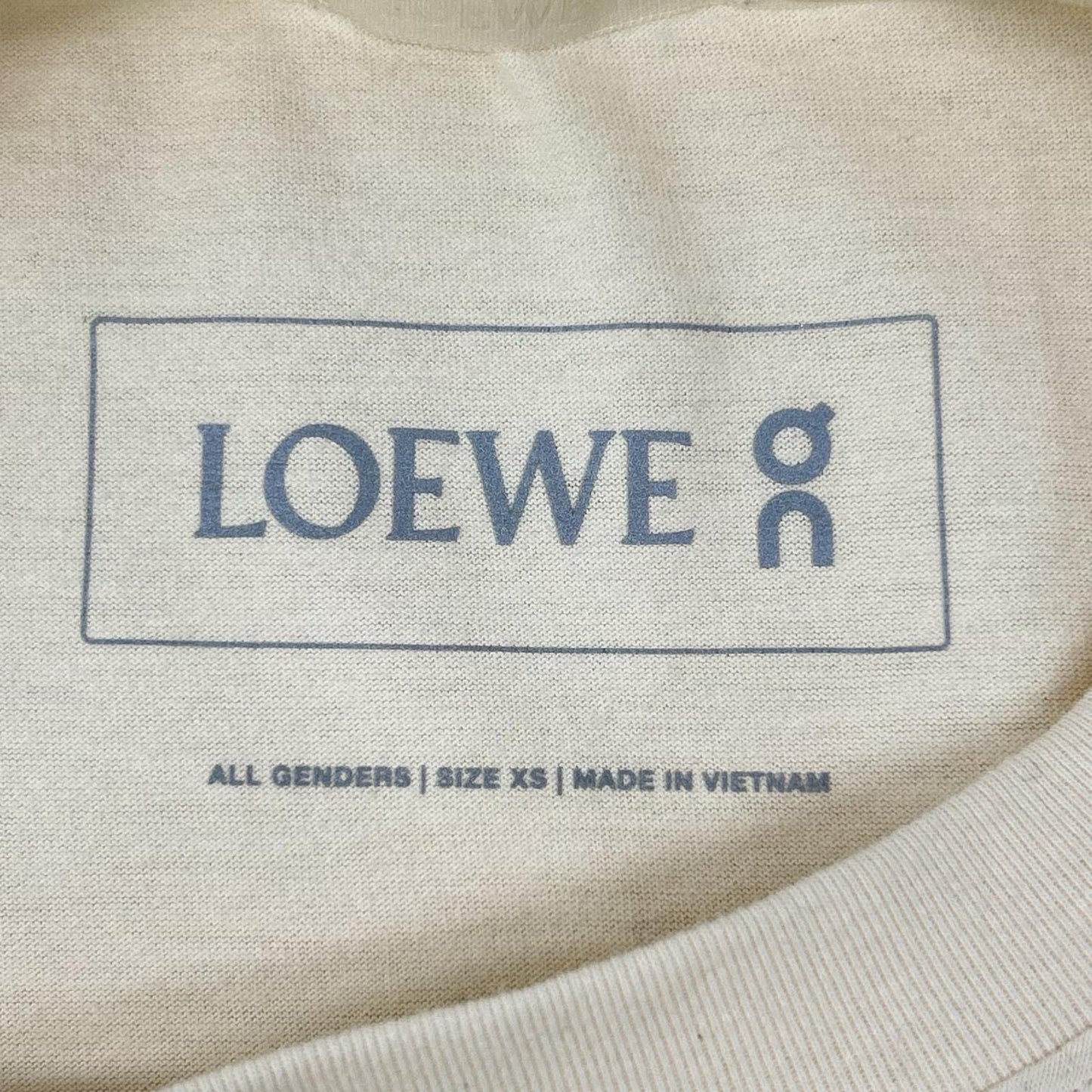 LOEWE x ON Beige Polyester Active T-Shirt Size XS