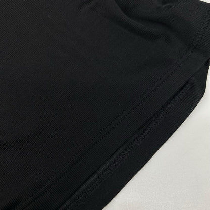 SAINT LAURENT PARIS 15 Black Silk Star T-Shirt