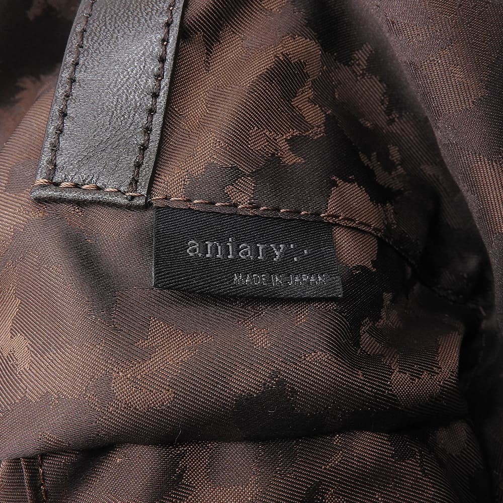 WAY aniary Antique Leather 2-Way Business Briefcase Brown