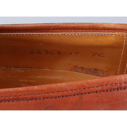 GRENSON Leather Penny Loafers Brown Size 7C