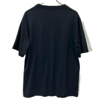 Berluti JRS Logo Embroidered Black Cotton T-Shirt Size L