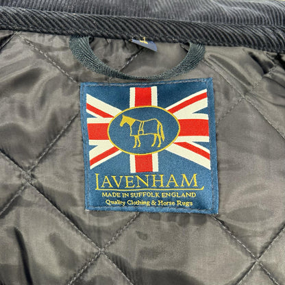 LAVENHAM SLJ9003 Wool Quilted Jacket Blue Size 38