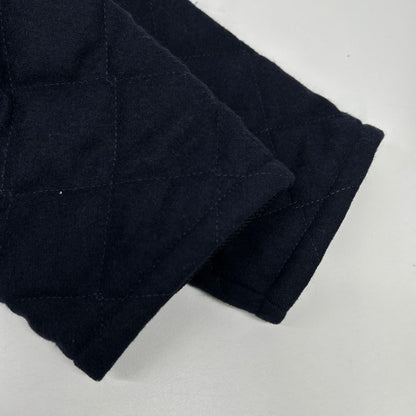 LAVENHAM SLJ9003 Wool Quilted Jacket Blue Size 38
