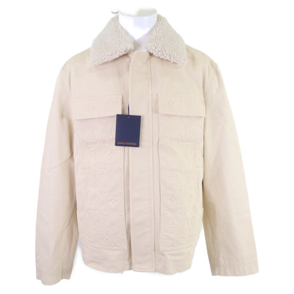 Louis Vuitton 23' Monogram Workwear Jacket Ivory Size 46