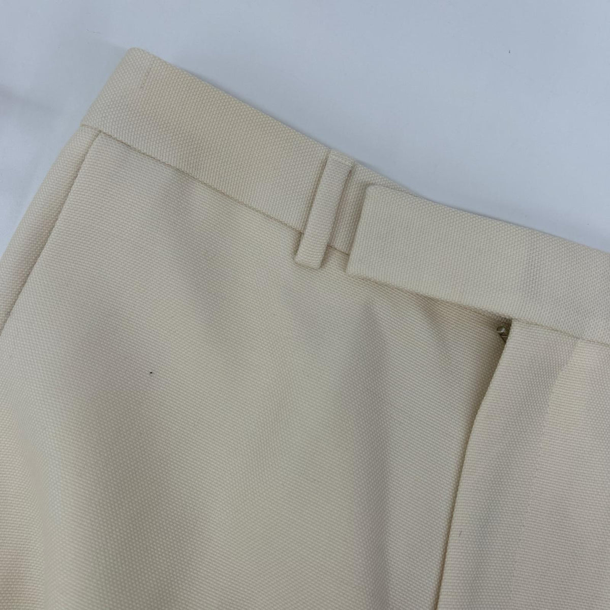 CELINE 23SS Mohair Blend Slacks Ivory Size 44