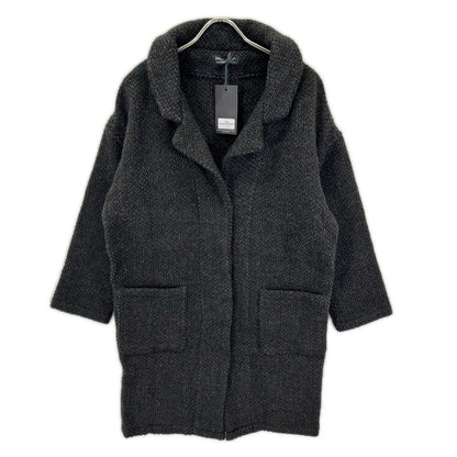 John branigan Black Wool Stella Chesterfield Coat