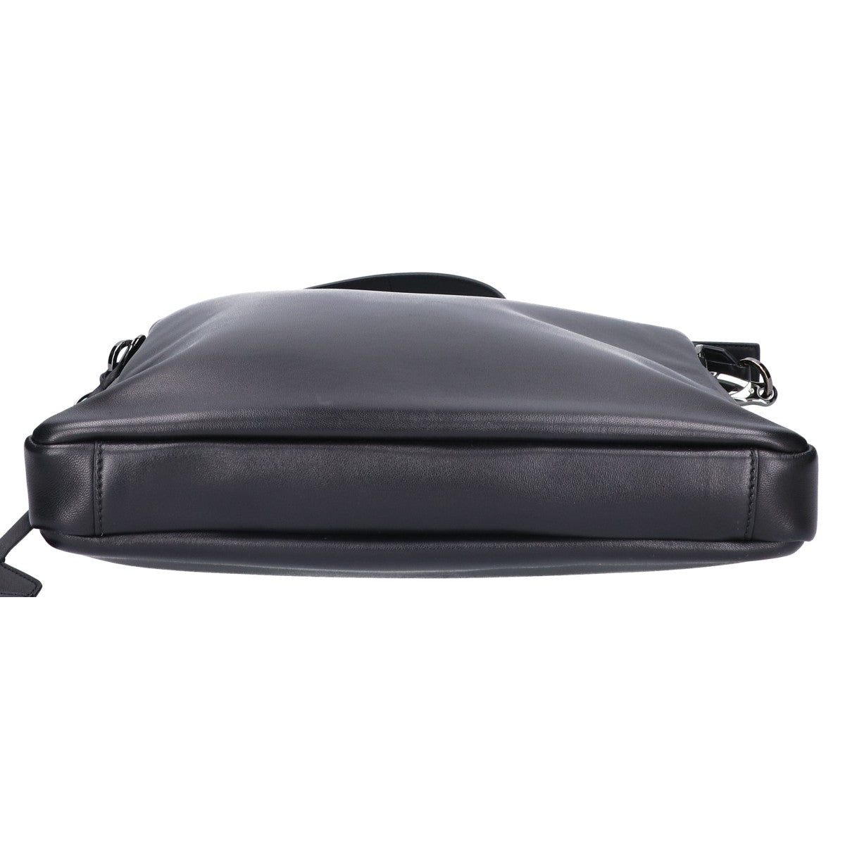 VALENTINO VLogo Rockstud Lambskin Shoulder Bag Black