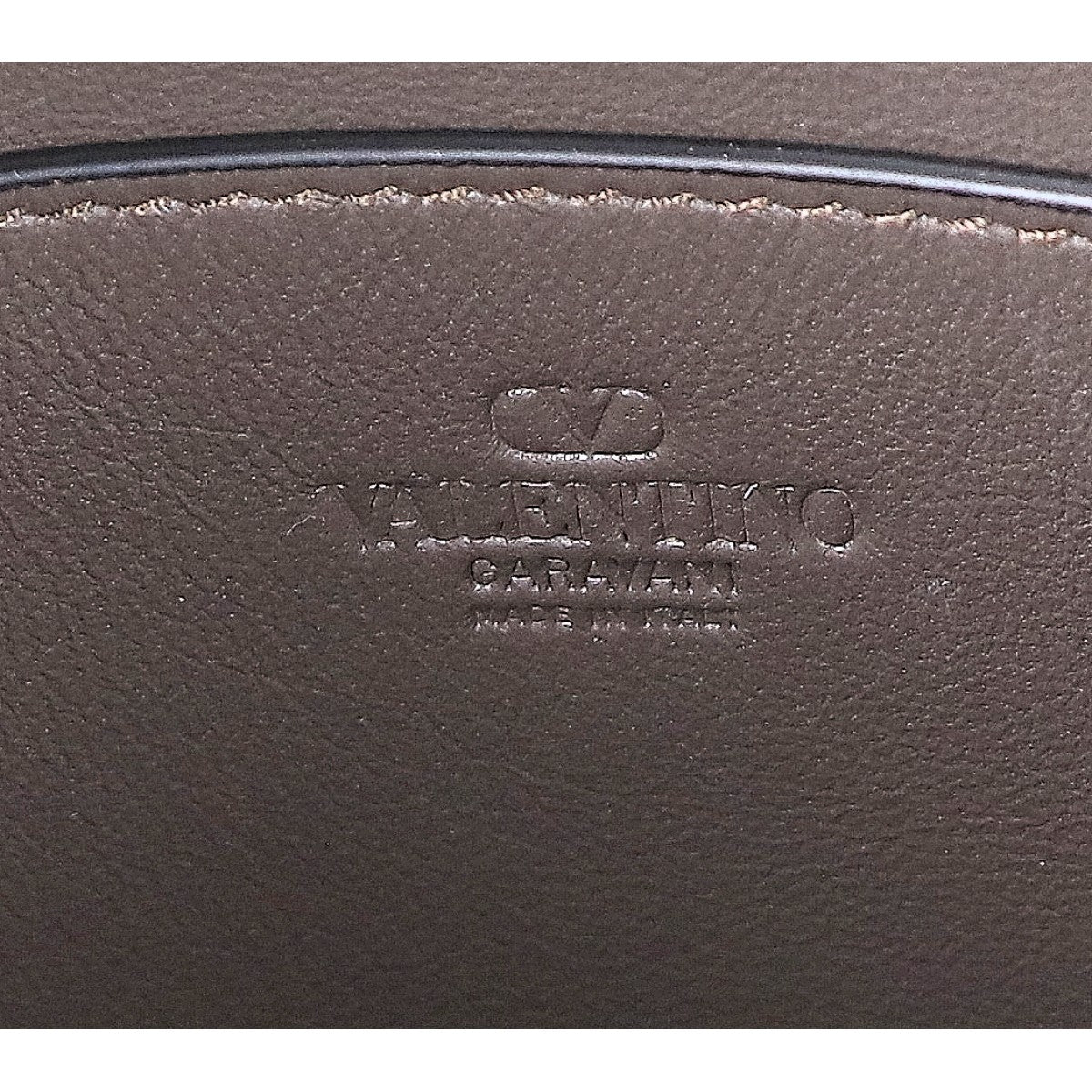 VALENTINO VLogo Rockstud Lambskin Shoulder Bag Black