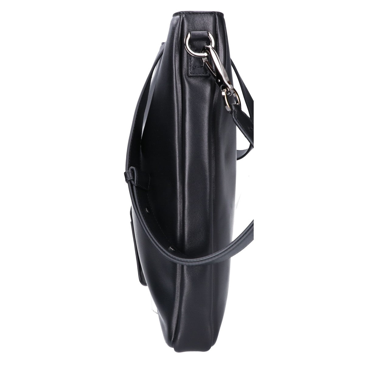 VALENTINO VLogo Rockstud Lambskin Shoulder Bag Black