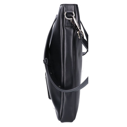 VALENTINO VLogo Rockstud Lambskin Shoulder Bag Black