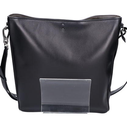 VALENTINO VLogo Rockstud Lambskin Shoulder Bag Black