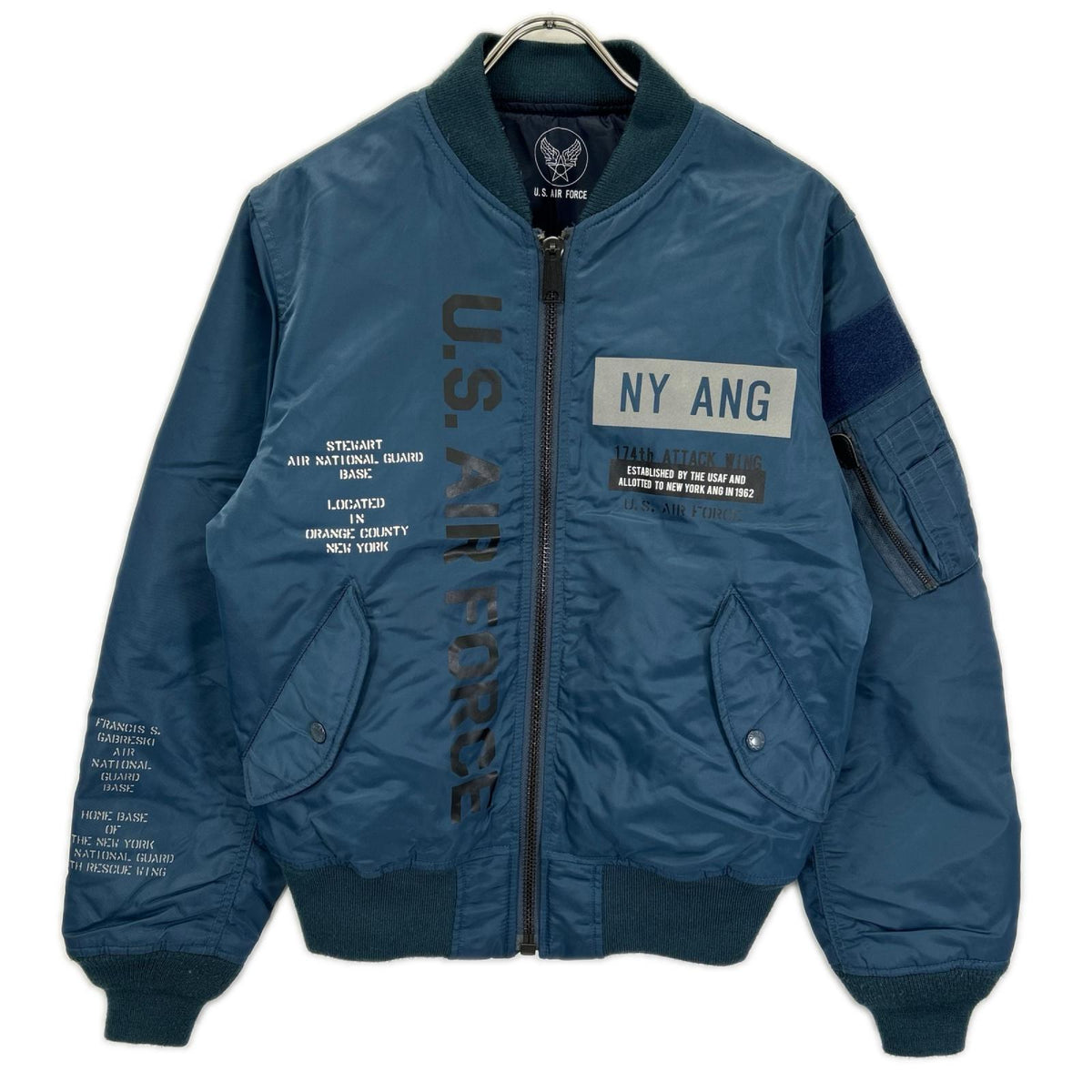 AVIREX Blue MA-1 Flight Jacket Size M