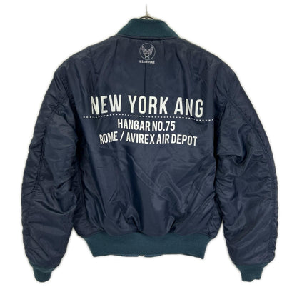 AVIREX Blue MA-1 Flight Jacket Size M