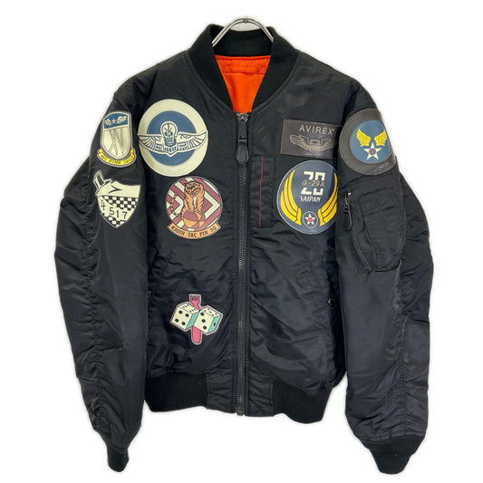 AVIREX Top Gun MA-1 Bomber Jacket Black Size M