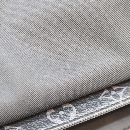 LOUIS VUITTON Monogram Eclipse Saumur Messenger Bag Sandals