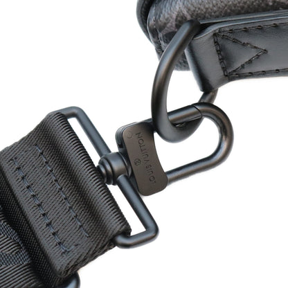LOUIS VUITTON Monogram Eclipse Saumur Messenger Bag Sandals