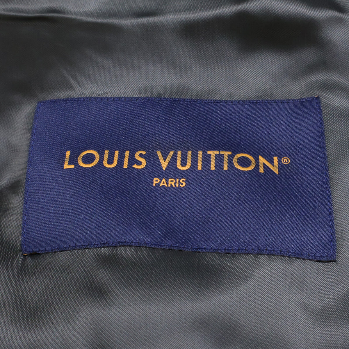 LOUIS VUITTON 23' Leather Canvas Bomber Jacket Multi Size 48