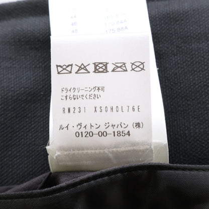 LOUIS VUITTON 23' Leather Canvas Bomber Jacket Multi Size 48