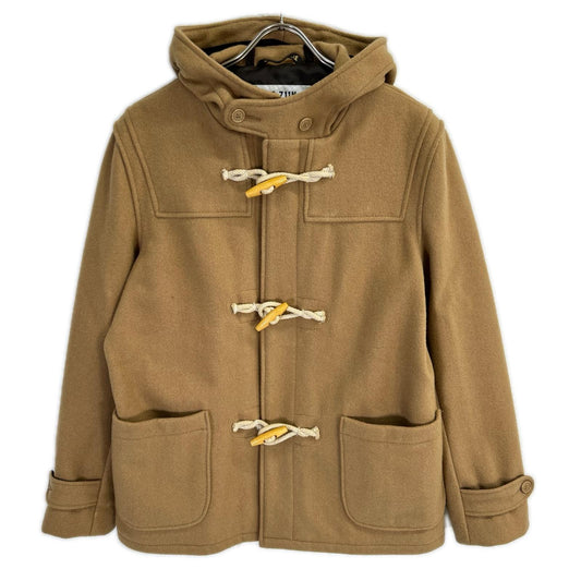 SCHOTT 7240 Wool Duffle Coat Beige Size 40