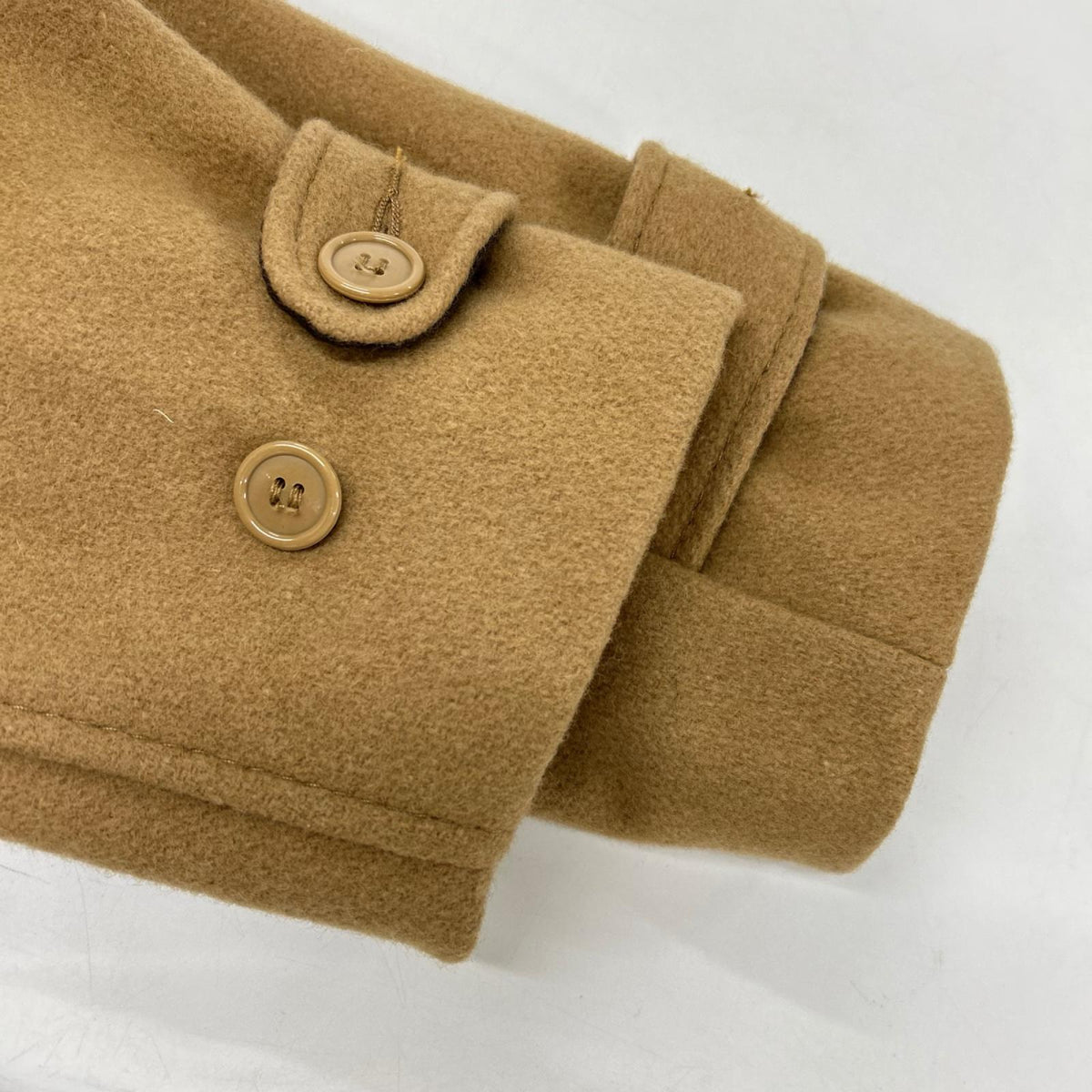SCHOTT 7240 Wool Duffle Coat Beige Size 40