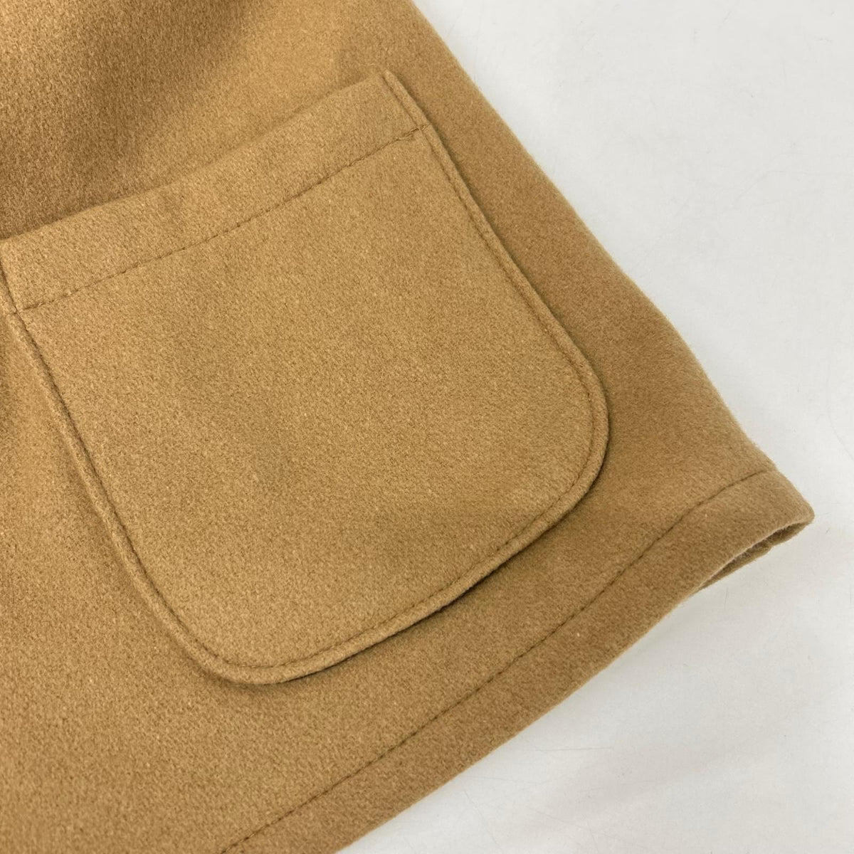 SCHOTT 7240 Wool Duffle Coat Beige Size 40
