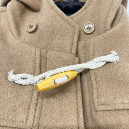 SCHOTT 7240 Wool Duffle Coat Beige Size 40