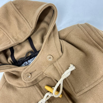 SCHOTT 7240 Wool Duffle Coat Beige Size 40