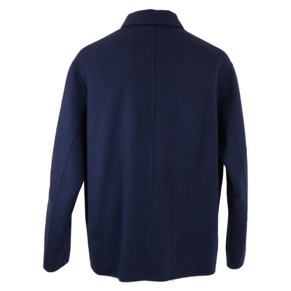MARNI Wool Cashmere Coverall Jacket Navy Size 44