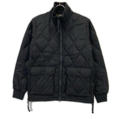 TAION Military Rib High Neck Down Jacket Black Size XS