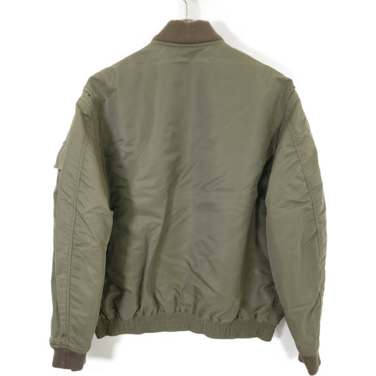 BURBERRY MA-1 Bomber Jacket Khaki Size 50